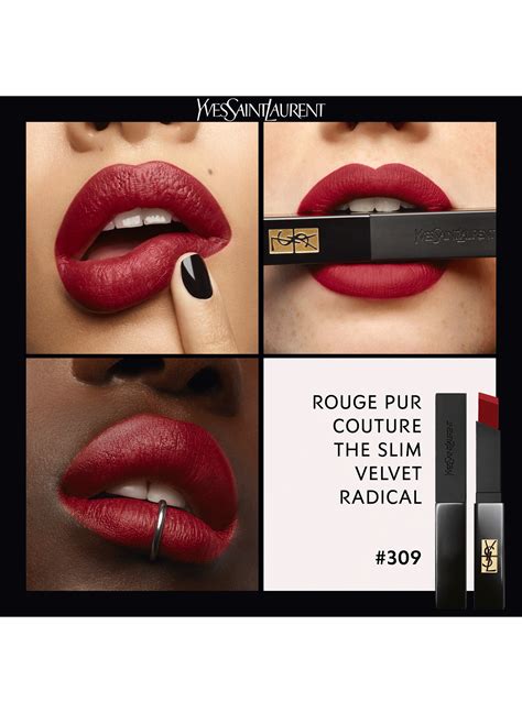 YVES SAINT LAURENT ROUGE PUR COUTURE THE SLIM